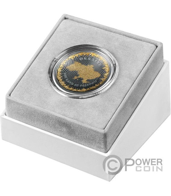 UKRAINE LAND OF FREEDOM Cryptocurrency 1 Oz Silver Coin 1000 Satoshi United Crypto States 2024 — official product photograph 7