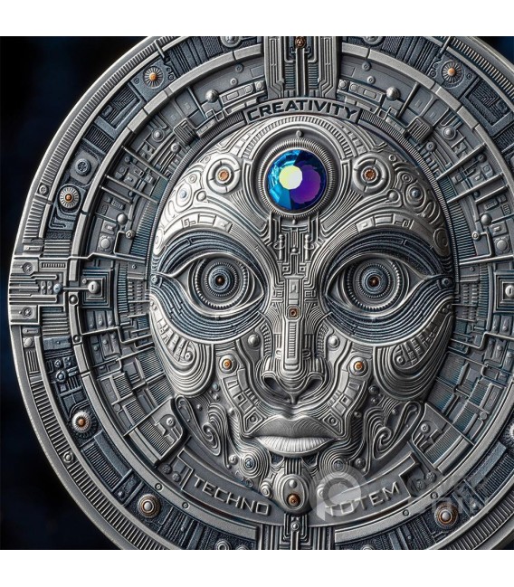 THE CREATOR 2 Oz Silver Coin 1000 Satoshi United Crypto States 2025 — official product photograph 3
