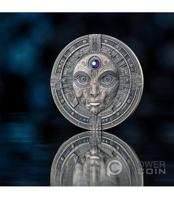 THE CREATOR 2 Oz Silver Coin 1000 Satoshi United Crypto States 2025 — official product photograph 5
