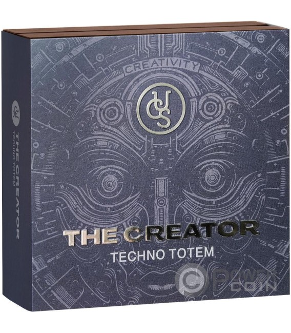 THE CREATOR 2 Oz Silver Coin 1000 Satoshi United Crypto States 2025 — official product photograph 8