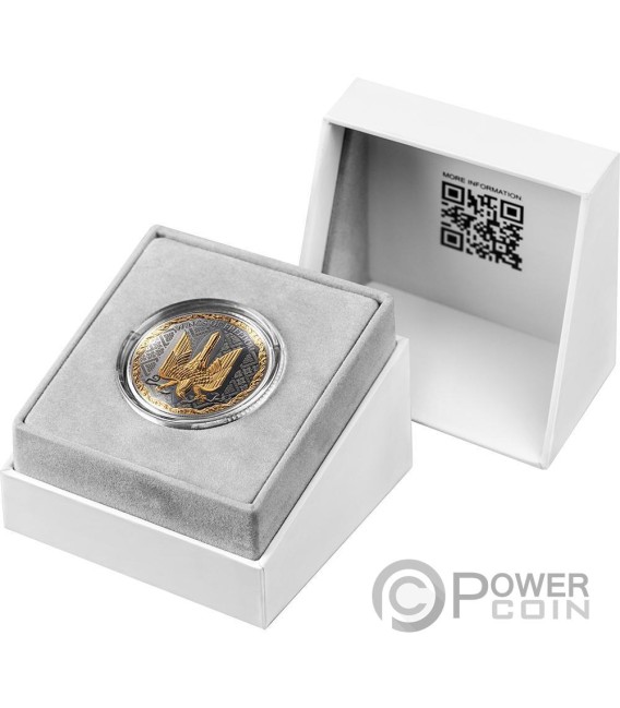 THE WINGS OF FREEDOM 1 Oz Silver Coin 1000 Satoshi United Crypto States 2025 — official product photograph 7