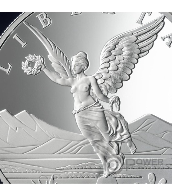 LIBERTAD 1 Oz Silver Coin 1000 Satoshi United Crypto States 2025 — official product photograph 3