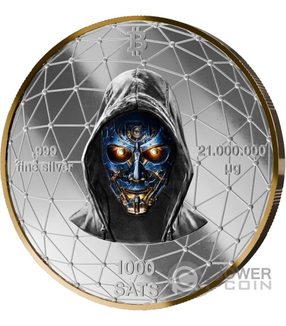 OCTOPUS Satoshi Bitcoin Silver Medal 2025 — official product photograph 2