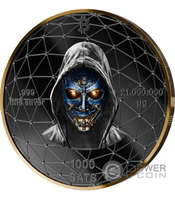 DOLPHIN Satoshi Bitcoin Silver Medal 2025 — official product photograph 2