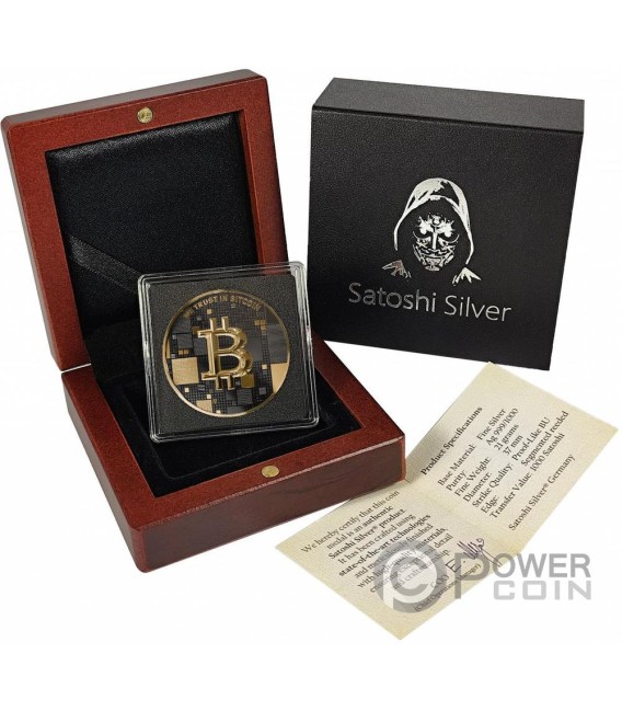 DOLPHIN Satoshi Bitcoin Silver Medal 2025 — official product photograph 3