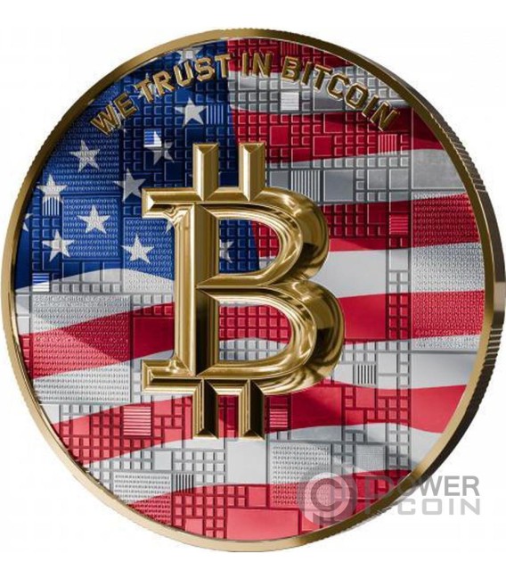 USA Bitcoin Nations Satoshi Limited Edition Gilded Silver Medal 2025 — official product photograph 1