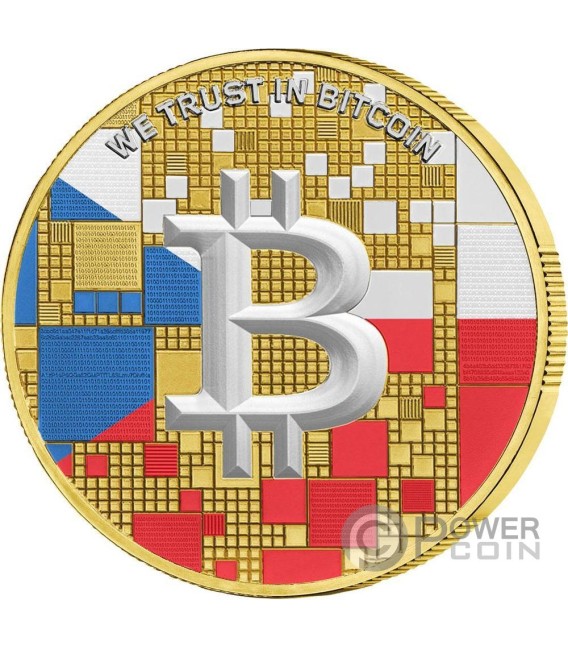 CZECH REPUBLIC Bitcoin Nations Satoshi Gilded Silver Medal 2026 — official product photograph 1