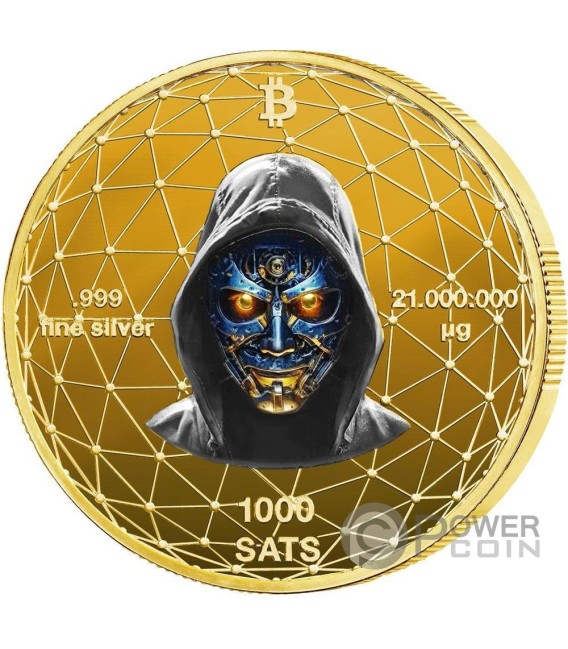 CZECH REPUBLIC Bitcoin Nations Satoshi Gilded Silver Medal 2026 — official product photograph 2