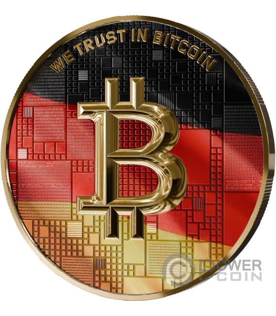 GERMANY Bitcoin Nations Satoshi Limited Edition Gilded Silver Medal 2026 — official product photograph 1