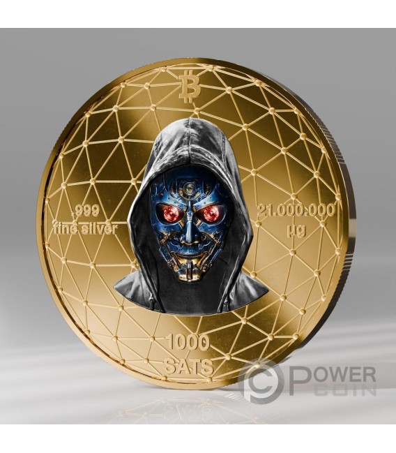 GERMANY Bitcoin Nations Satoshi Limited Edition Gilded Silver Medal 2026 — official product photograph 2