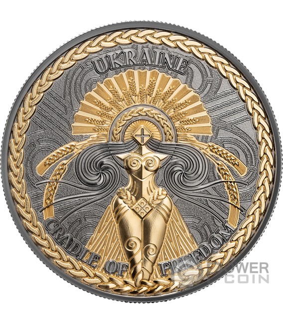 CRADLE OF FREEDOM 1 Oz Silver Coin 1000 Satoshi United Crypto States 2026 — official product photograph 1