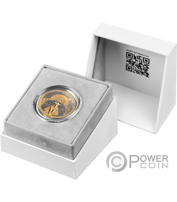 CRADLE OF FREEDOM 1 Oz Silver Coin 1000 Satoshi United Crypto States 2026 — official product photograph 7