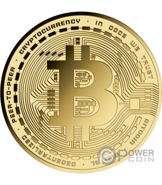 BITCOIN 1/1000 Oz Gold Medal — official product photograph 3