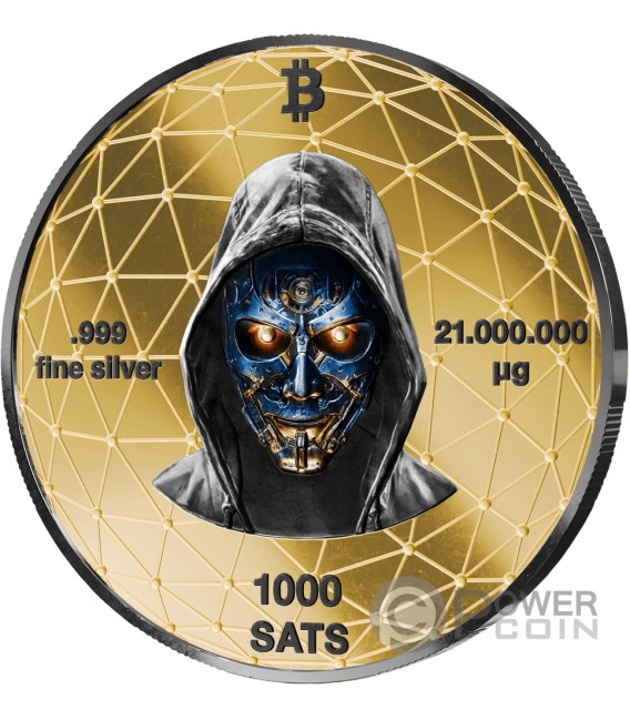 HERITAGE Core Limited Silver Medal 1000 Satoshi 2027 — official product photograph 2