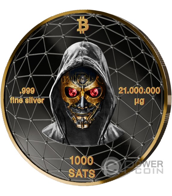 PRESTIGE Core Limited Silver Medal 1000 Satoshi 2027 — official product photograph 2
