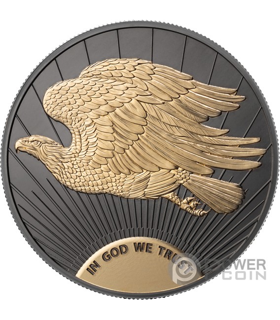 DOUBLE EAGLE 1 Oz Silver Coin 1000 Satoshi United Crypto States 2027 — official product photograph 1