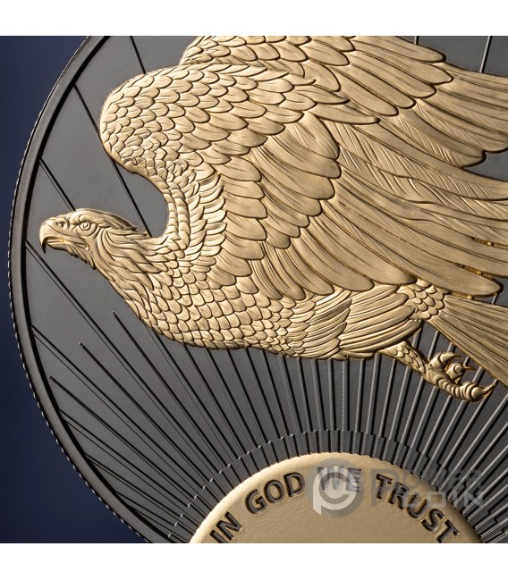 DOUBLE EAGLE 1 Oz Silver Coin 1000 Satoshi United Crypto States 2027 — official product photograph 3