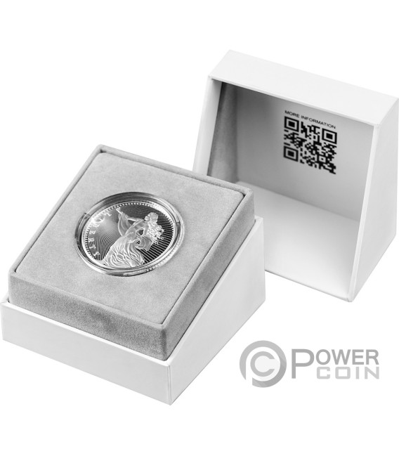LIBERTY 1/2 Oz Silver Coin 1000 Satoshi United Crypto States 2026 — official product photograph 5