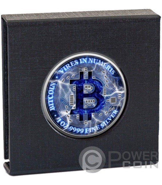 BITCOIN ENERGY 1 Oz Silver Coin 2$ Niue 2022 — official product photograph 3
