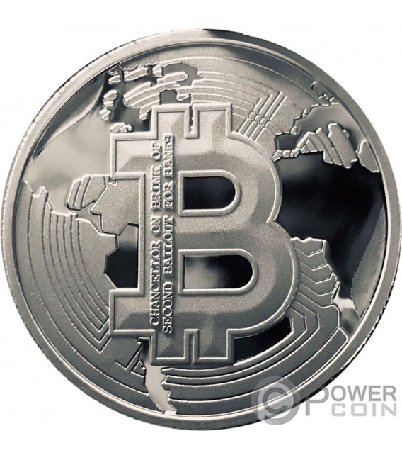 NEW LYDIAN COIN Bitcoin Backed 1 Oz Silver Coin 0.2 mBTC 2022 — official product photograph 2