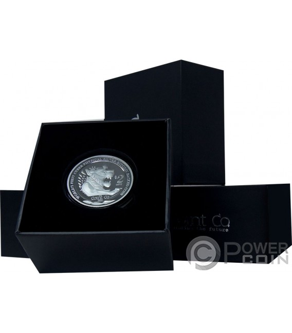NEW LYDIAN COIN Bitcoin Backed 1 Oz Silver Coin 0.2 mBTC 2022 — official product photograph 6