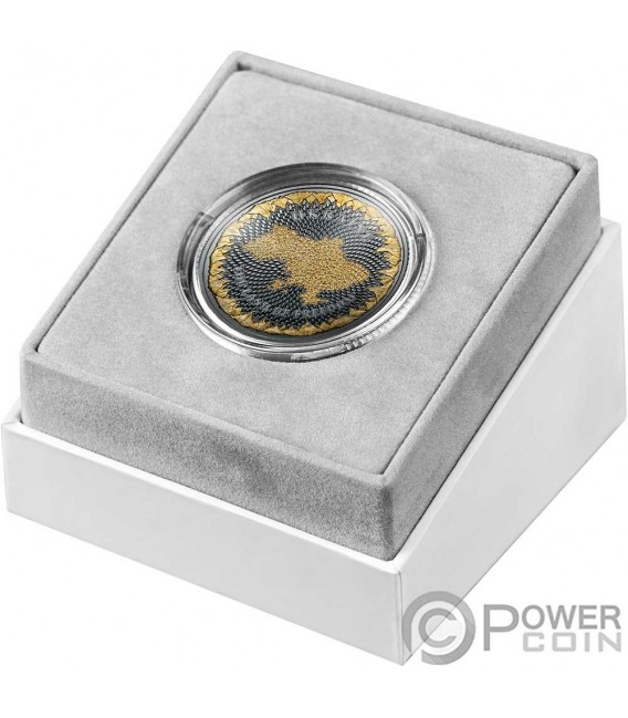 UKRAINE LAND OF FREEDOM Cryptocurrency 1 Oz Silver Coin 1000 Satoshi United Crypto States 2022 — official product photograph 4