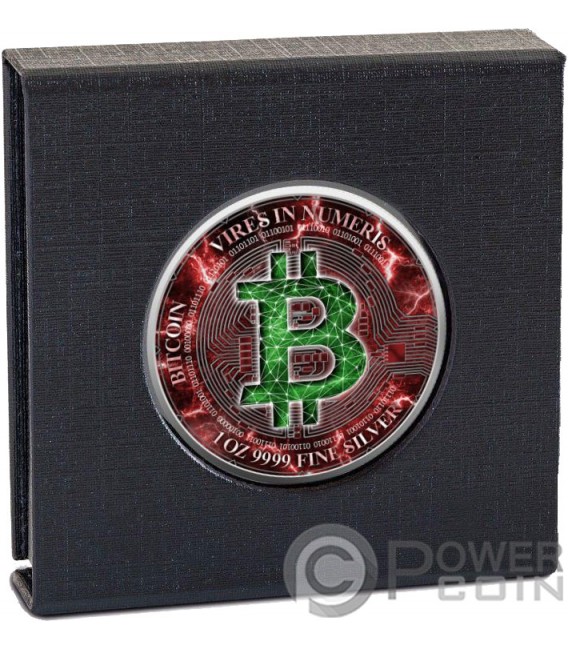 BITCOIN ENERGY 1 Oz Silver Coin 2$ Niue 2023 — official product photograph 3