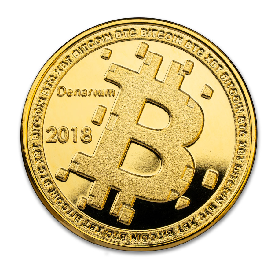 Denarium Custom Gold Plated 2018, official model reference photograph