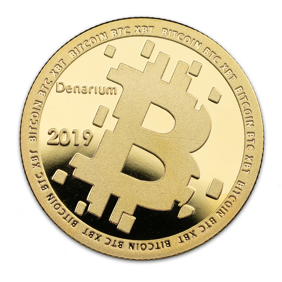 Denarium Custom Gold Plated 2019, official model reference photograph