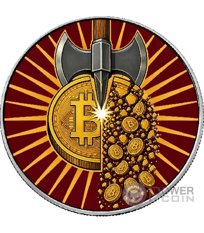 Halving Bitcoin — Bitcoin colour design