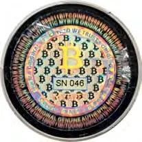 MYBITS 0.005 BTC · 1/2 oz · Silver — Other face · lot 9081