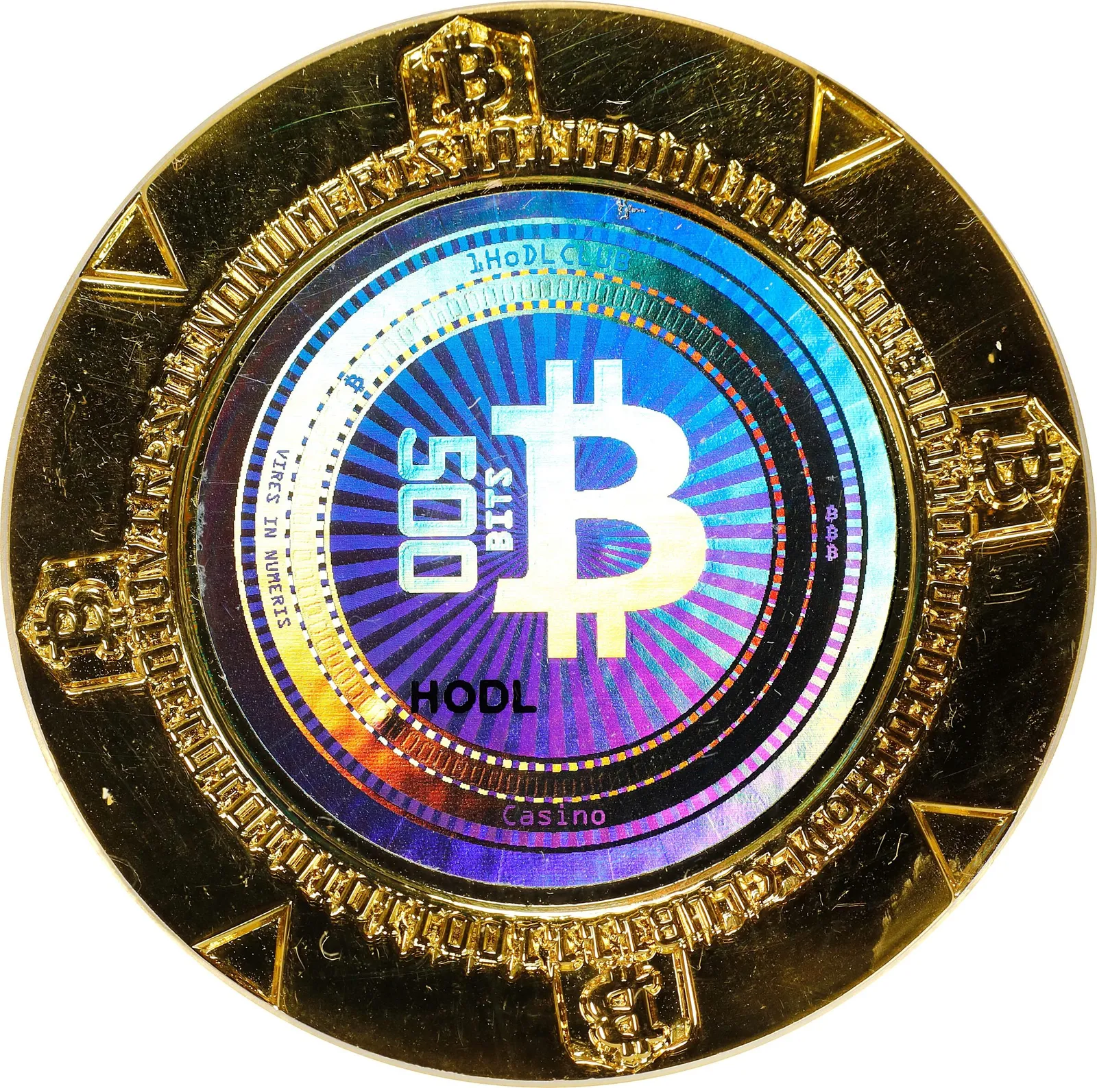 1HoDLCLUB Casino · HODL prototype error · 0.0005 BTC — Design face · lot 6015