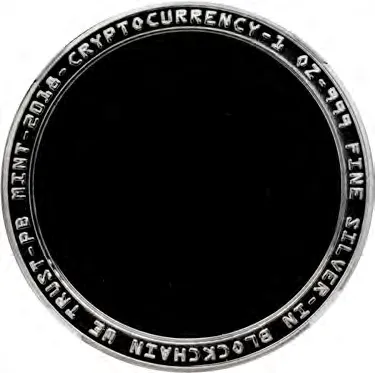 PB Mint Infinity · Silver demo coin — Design face · lot 9084