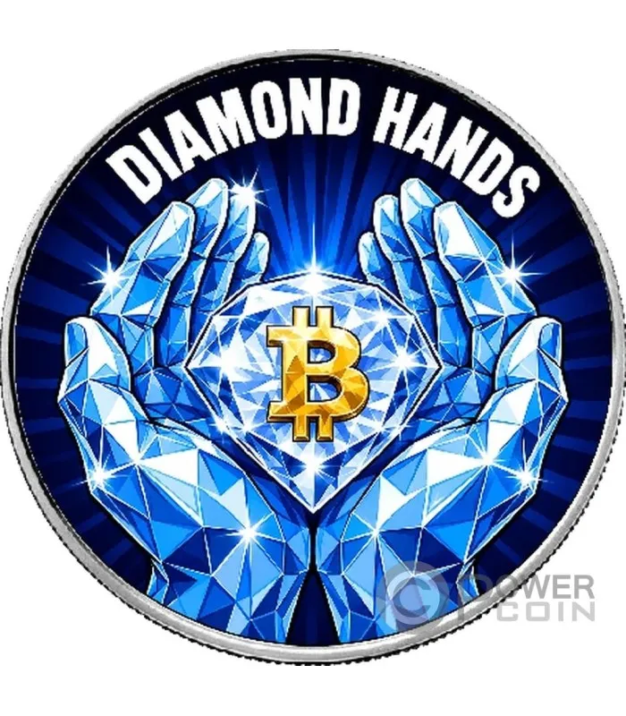 Diamond Hands Bitcoin — Bitcoin colour design