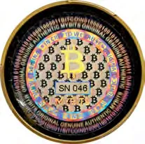 MYBITS 0.005 BTC · 1/2 oz · Gilt silver — Other face · lot 9079