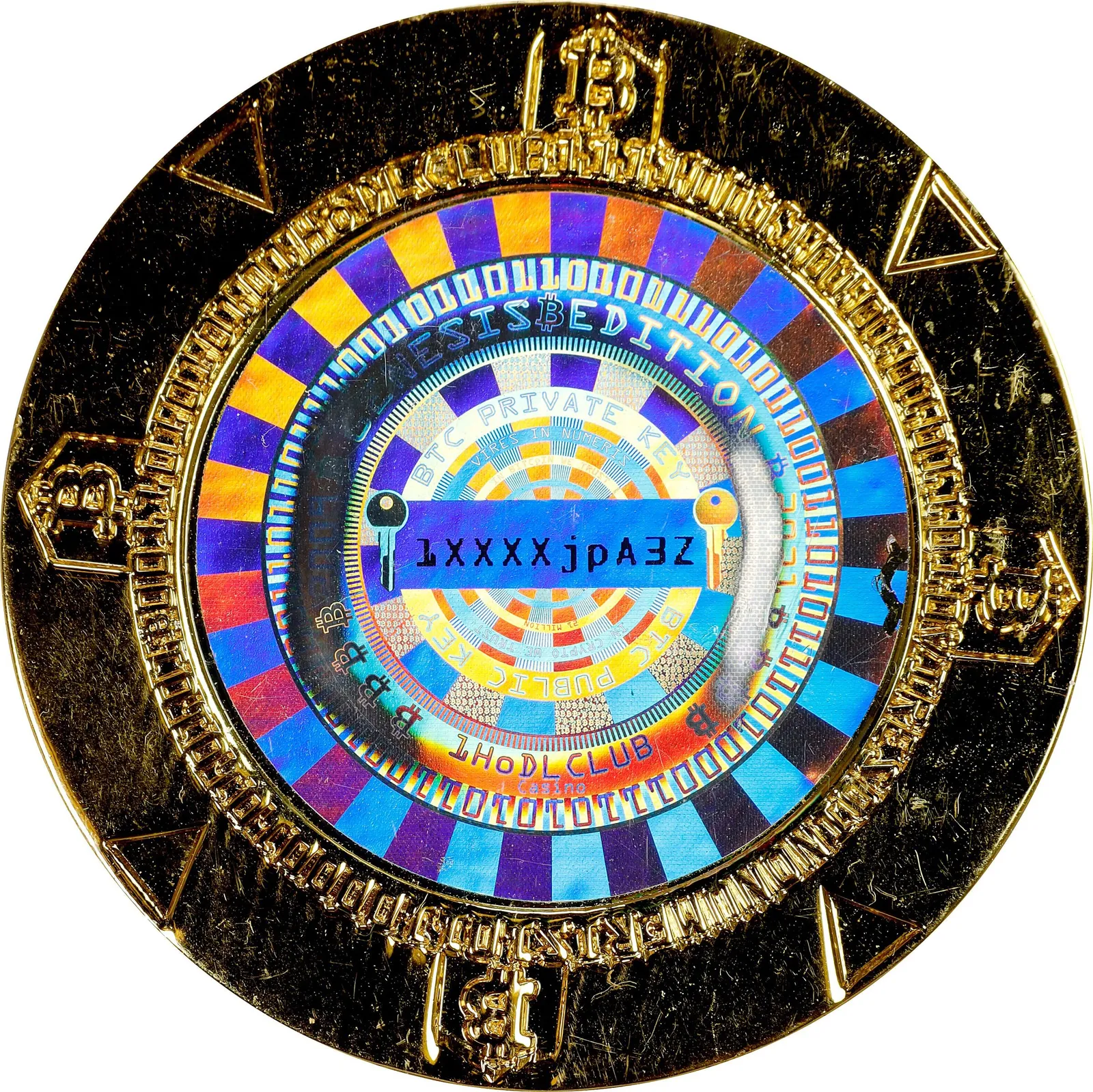 1HoDLCLUB Casino · HODL prototype error · 0.0005 BTC — Other face · lot 6015