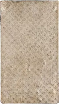Caribbean Treasures Hand-stamped bar · 3 g silver · 5,000 satoshi — other face, auction specimen