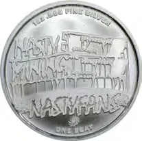 NastyFans 1 Seat · 1 oz silver membership wallet — Design face · lot 7092
