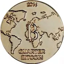SerpCoin DIY2 · 0.25 BTC · Gilt zinc alloy — Design face · lot 5081